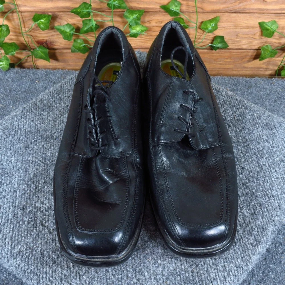 Dockers 090-3174 Mens Oxford Dress Shoe Sz 12M Formal Professional Black Leather
